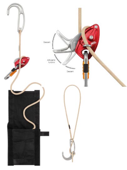 Fireground Technologies - Petzl EXO PSS Personal Escape System